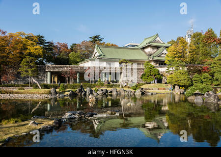 Toyama Stadt Sato-Gedenkmuseum, Toyama Schlosspark, Toyama City, Präfektur Toyama, Japan Stockfoto