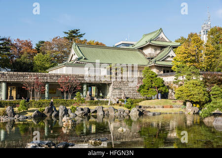 Toyama Stadt Sato-Gedenkmuseum, Toyama Schlosspark, Toyama City, Präfektur Toyama, Japan Stockfoto