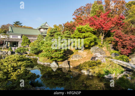 Toyama Stadt Sato-Gedenkmuseum, Toyama Schlosspark, Toyama City, Präfektur Toyama, Japan Stockfoto