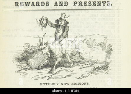 Dieses Bild stammt von Seite 159 von „Brave Old Ballads“ mit farbigen Stichen von John Gilbert, die traditionelle Balladen und Volksmärchen illustrieren. Stockfoto