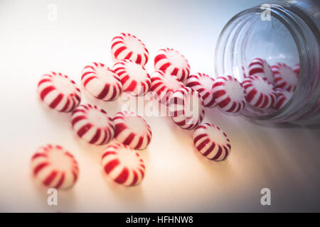 Foto von einigen traditionellen Weihnachten Münzstätten Stockfoto