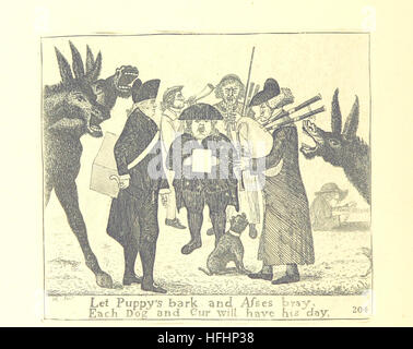 Diese Sammlung enthält Originalporträts und Karikaturgravierungen von J. Kay, begleitet von biografischen Skizzen und Anekdoten, die Einblicke in die dargestellten Personen geben. Die Radierungen erfassen das Wesen ihrer Motive mit Humor und künstlerischem Flair. Stockfoto