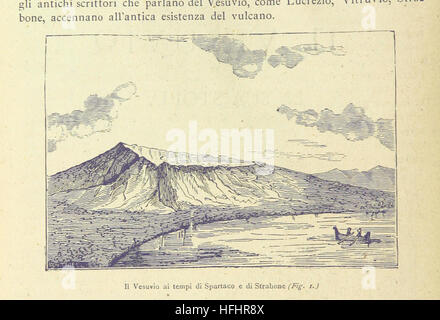 Seite 18 von „Il Vesuvio e la sua storia“ bietet eine illustrierte Darstellung des Vesuvs mit Schwerpunkt auf seiner geologischen Geschichte, Eruptionen und Auswirkungen auf die umliegenden Regionen. Das Buch gibt Einblicke in die Naturgeschichte und die wichtige Rolle, die es bei der Gestaltung der Landschaft der Region gespielt hat. Stockfoto