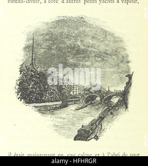 De Rouen À La Rochelle Sur le Dampf-Start Ruy Blas,... Avec Illustrationen de l'auteur, etc. Bild entnommen Seite 180 von "De Rouen À la Stockfoto