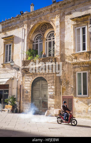 schöne Stadt Lecce in Apulien, Italien Stockfoto