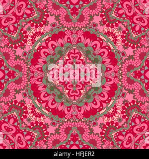Mandalas. Nahtlose Muster. Vintage Deko-Elemente. Vektor-illustration Stock Vektor