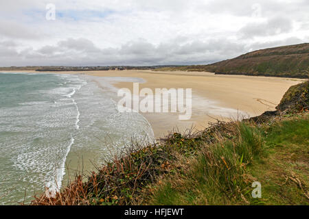 Porthkidney Sands in Hayle Mündung in der Nähe von St. Ives, Cornwall South West England UK GB Stockfoto