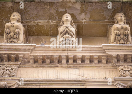 schöne Stadt Lecce in Apulien, Italien Stockfoto