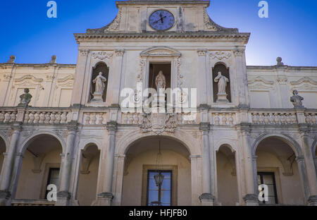 schöne Stadt Lecce in Apulien, Italien Stockfoto