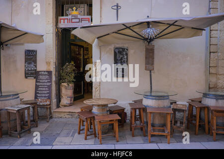 schöne Stadt Lecce in Apulien, Italien Stockfoto