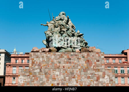 Juana Azurduy Denkmal - Buenos Aires - Argentinien Stockfoto