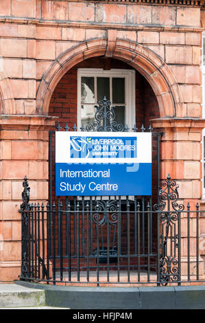 Die internationale Studie Mitte der Liverpool John Moores University. Stockfoto