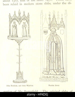 Dieses Handbuch für Besucher von Oxford, geschrieben von John Henry Parker, bietet detaillierte Anleitungen zu den historischen Stätten, Universitäten und kulturellen Wahrzeichen der Stadt. Mit Holzschnitten illustriert, bietet das Buch eine visuelle Erkundung von Oxford's Erbe. Stockfoto