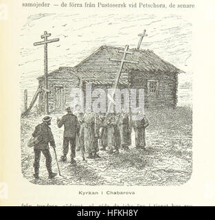 Ein Bild aus „Erinnerungen an Vegas Reise“, das die Erkundung der Nordostpassage und der amerikanischen Nordpolexpedition zeigt, wobei der Schwerpunkt auf der Reise unter Baron Nordenskjöld und de Long liegt. Das Buch befasst sich auch mit frühen schwedischen Entdeckungen. Stockfoto