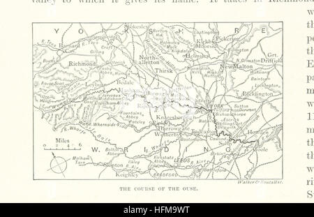 Dieses Bild von Seite 326 von „The Rivers of Great Britain“ zeigt eine Karte, die die Flüsse der Ostküste hervorhebt, insbesondere in der Region Yorkshire und Humber, England. Die Publikation bietet historische und deskriptive Einblicke in die Flüsse des Vereinigten Königreichs. Stockfoto