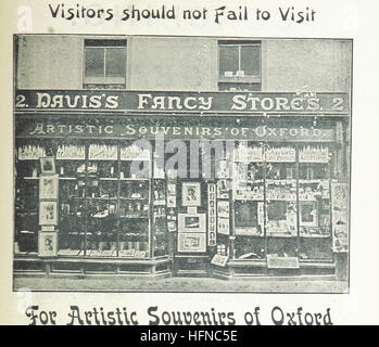 Dieses Bild von „Handbook to Oxford“ bietet eine detaillierte Einführung in die Universität Oxford, einschließlich Informationen über ihre Colleges, Geschichte und akademische Traditionen. Stockfoto
