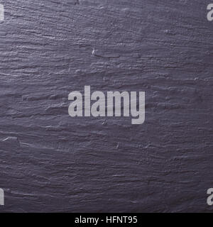 schöne Hintergrund der dunklen Schiefer Stein Closeup quadratisch Stockfoto