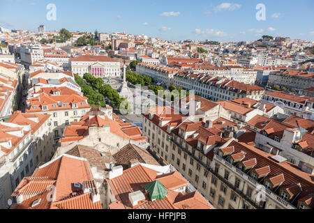 Dächer von Lissabon, Portugal Stockfoto