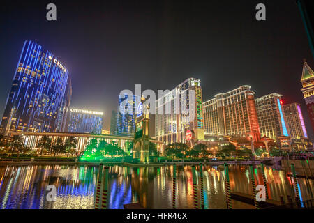 Cotai Strip Macau Stockfoto