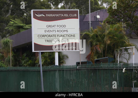 Parramatta RSL Club in Western Sydney, Australien. Stockfoto