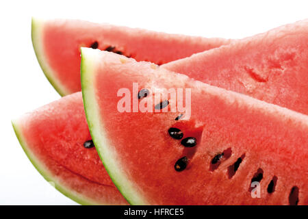 Scheiben Wassermelone (Citrullus Lanatus) Stockfoto