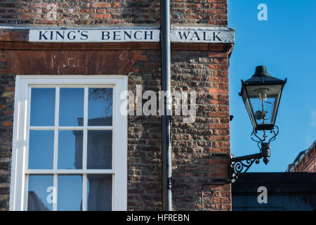 Kings Bench Walk, Innentempel. Inns of Court., London, England, Vereinigtes Königreich, Stockfoto