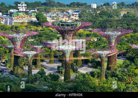 Gärten an der Bucht, Singapur Stockfoto