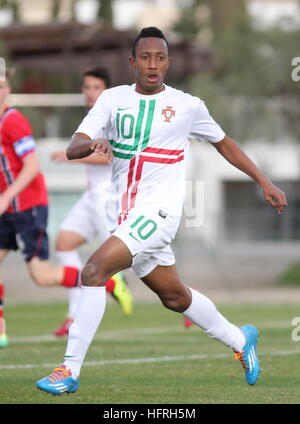 Berichtet, ist Manchester United UK£ 50 Millionen Ziel Gelson Martins für Portugal U20 spielen in Spanien Stockfoto