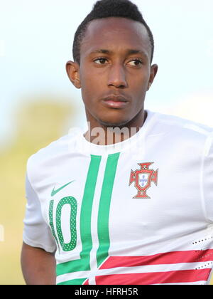 Berichtet, ist Manchester United UK£ 50 Millionen Ziel Gelson Martins für Portugal U20 spielen in Spanien Stockfoto