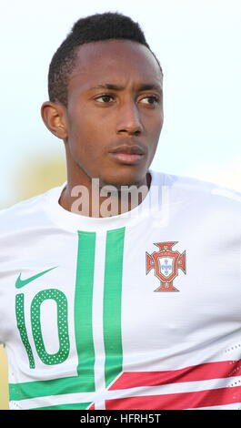 Berichtet, ist Manchester United UK£ 50 Millionen Ziel Gelson Martins für Portugal U20 spielen in Spanien Stockfoto