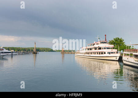 Konstanz, Constance: Hafen, Bodensee, Bodensee, Baden-Württemberg, Deutschland Stockfoto