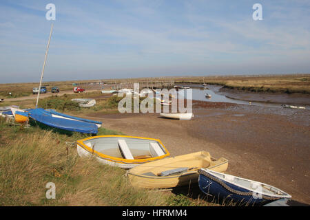 Morston Kai Norfolk Küste Stockfoto