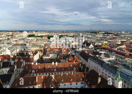 Wien, Wien: Blick vom Stephansdom in der Altstadt im Südosten, 01., Wien, Österreich Stockfoto