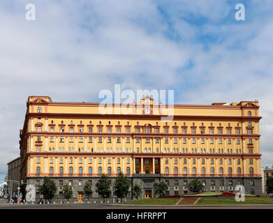 Foto Landschaft Lubjanka Gebäude im Zentrum von Moskau Stockfoto