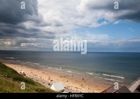 Der Strand von Saltburn-by-the-Sea Cleveland offiziell Teil von North Yorkshire England Stockfoto