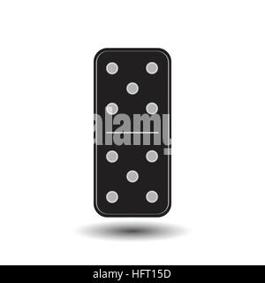 Domino-Abbildung 5-Symbol. FÜR Verwendung Design, Dekoration, Druck Smartphone, Website etc. Stock Vektor