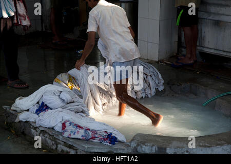 Die Devi Prasad Sadan Dhobi Ghat, Hailey Lane, Delhi, Indien Stockfoto