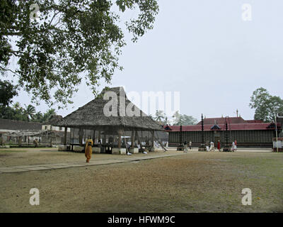 Shri Krishna Tempel, ambalpuram, Kerala Stockfoto