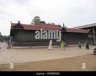 Shri Krishna Tempel, ambalpuram, Kerala Stockfoto