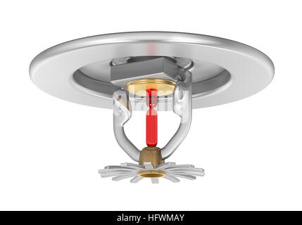 Feuersprenger isoliert Stockfoto
