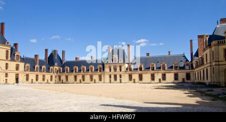 Fontainebleau Palast, Cour de Büros Stockfoto