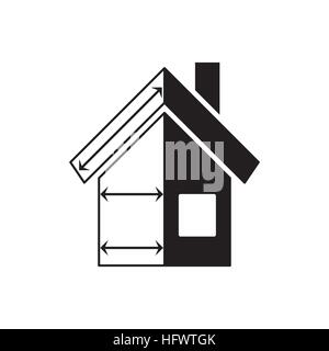 Haus-plan Stock Vektor