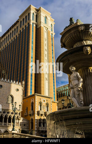 -Ca. Dezember 2016: Das Venetian Resort Hotel Casino in Las Vegas. Das Venetian ist im Besitz und betrieben von Las Vegas Sands ich Stockfoto
