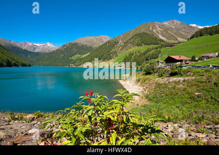 See von Vernago (Vernagt), Val Senales (Schnalstal), Trentino Alto Adige, Italien Stockfoto