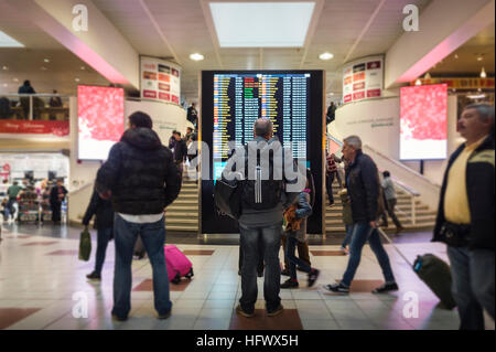 Flughafen Abflug-lounge Stockfoto