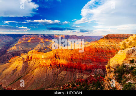 Grand Canyon National Park sind die Vereinigten Staaten 15. ältester Nationalpark. 1979 zum UNESCO Weltkulturerbe ernannt, liegt der Park in northwes Stockfoto