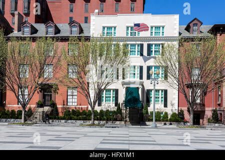 Blair House, das Gästehaus für den Präsidenten offizielle ausländische Besucher.  Washington, D.C. Stockfoto