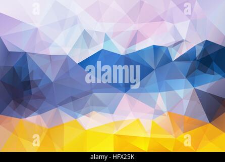 Abstrakte polygonalen Hintergrund Stock Vektor