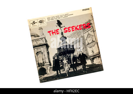 EP, nicht am Spaß, alles durch australische folk-pop-Band The Seekers 1965 veröffentlicht. Stockfoto