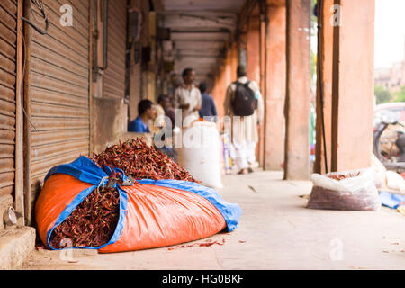 Sonntagsmarkt. Jaipur, Rajasthan, Indien Stockfoto